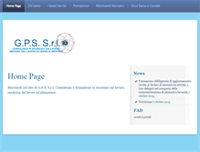 Tablet Screenshot of gpssrl.com